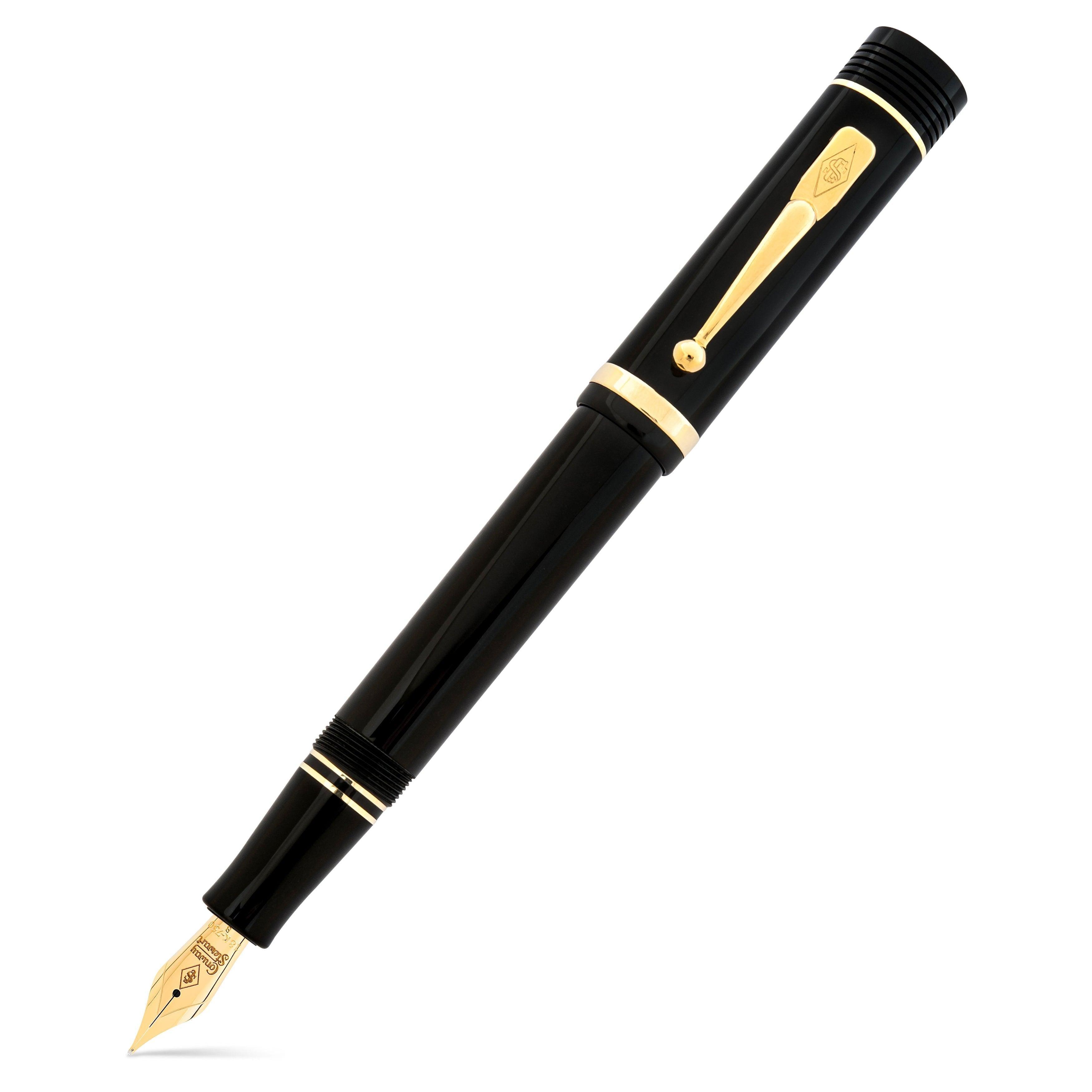 Conway Stewart Churchill Classic Black Gold conwaystewart.com Conway Stewart Churchill Classic Black Gold conwaystewart.com