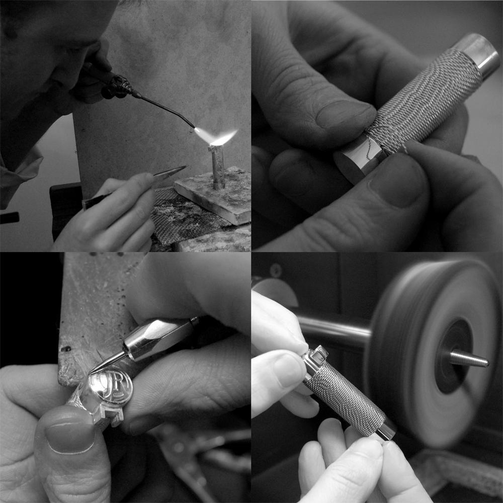 Jack Row Mirage Silver Finish with Marquise Cut Pink Sapphire conwaystewart.com Jack Row Mirage Silver Finish with Marquise Cut Pink Sapphire conwaystewart.com