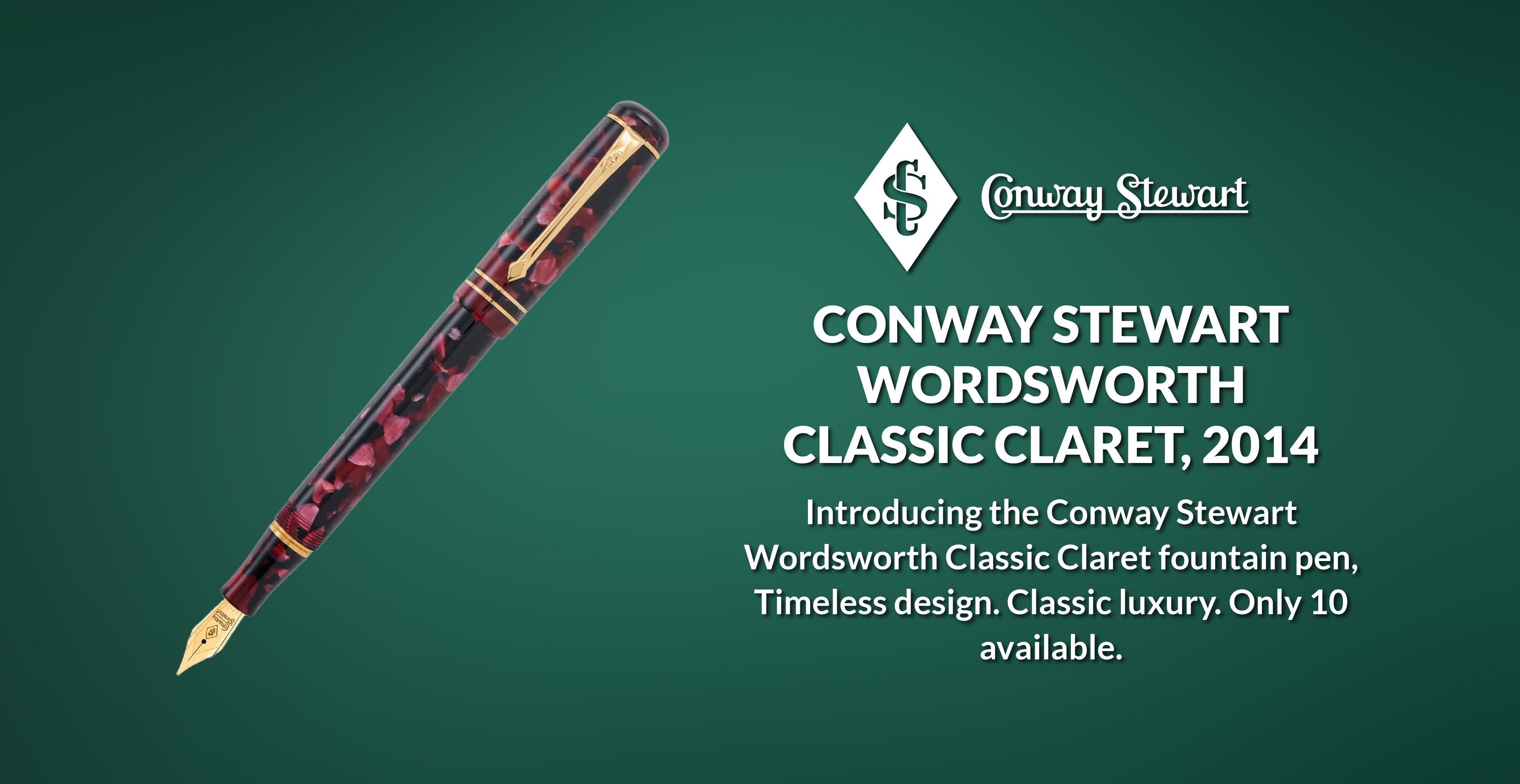 Conway Stewart Wordsworth Classic Claret, 2014 - Conway Stewart