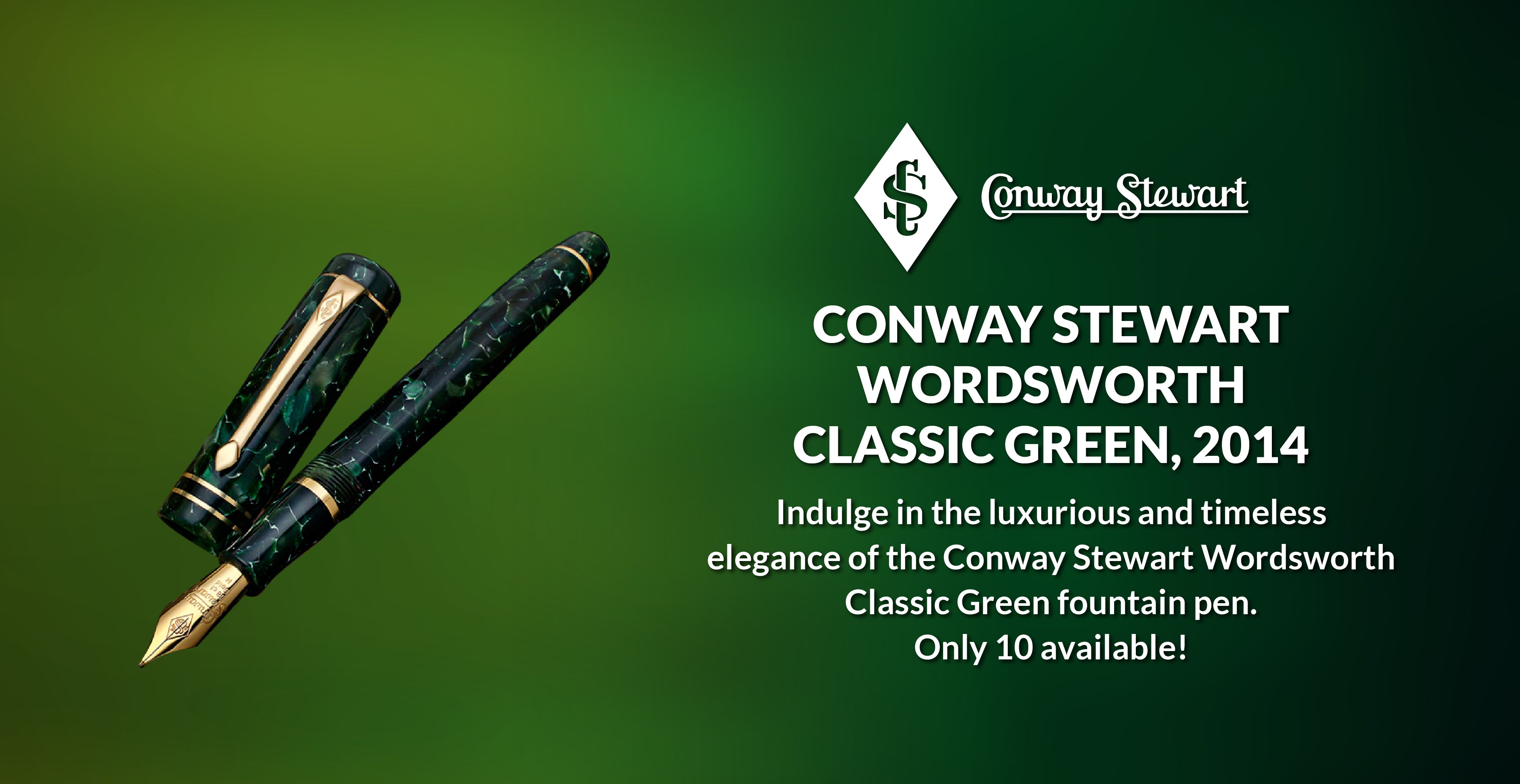 Conway Stewart Wordsworth Classic Green, 2014 - Conway Stewart