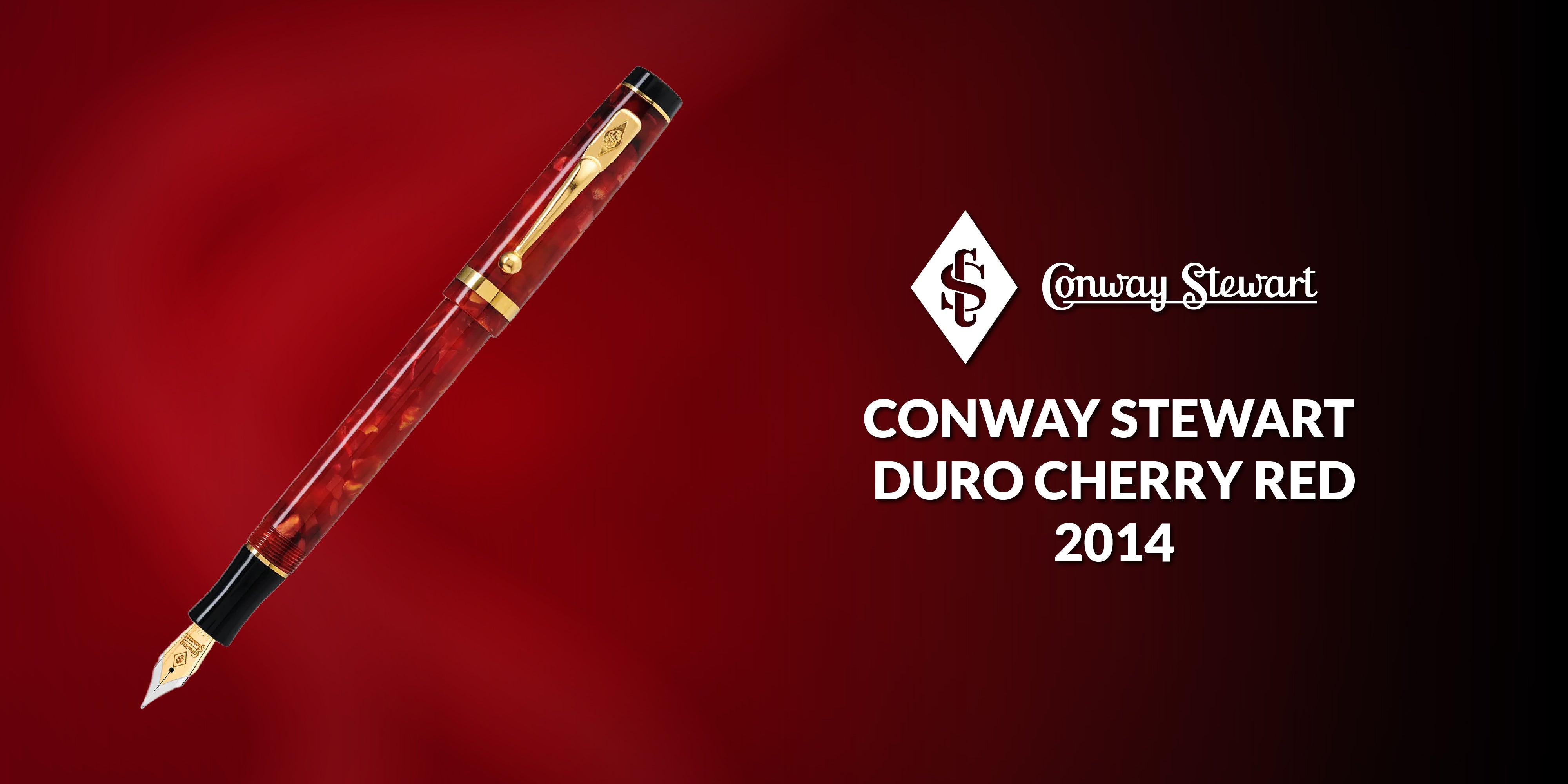 Conway Stewart Duro Cherry Red, 2014 - Conway Stewart