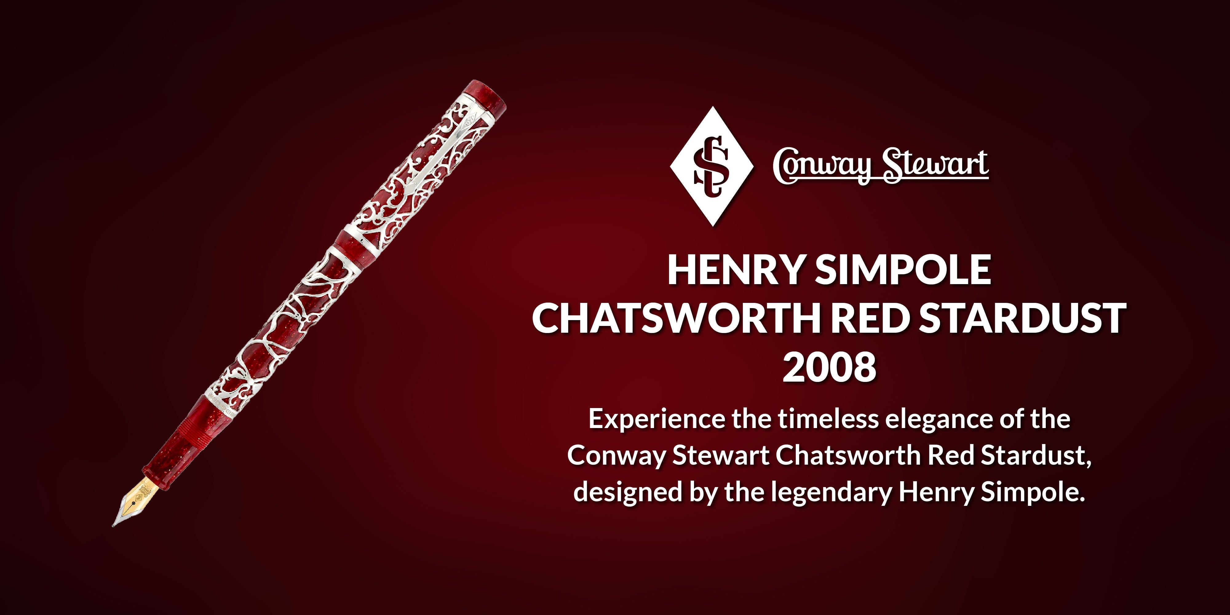 Henry Simpole Chatsworth Red Stardust, 2008 - Conway Stewart