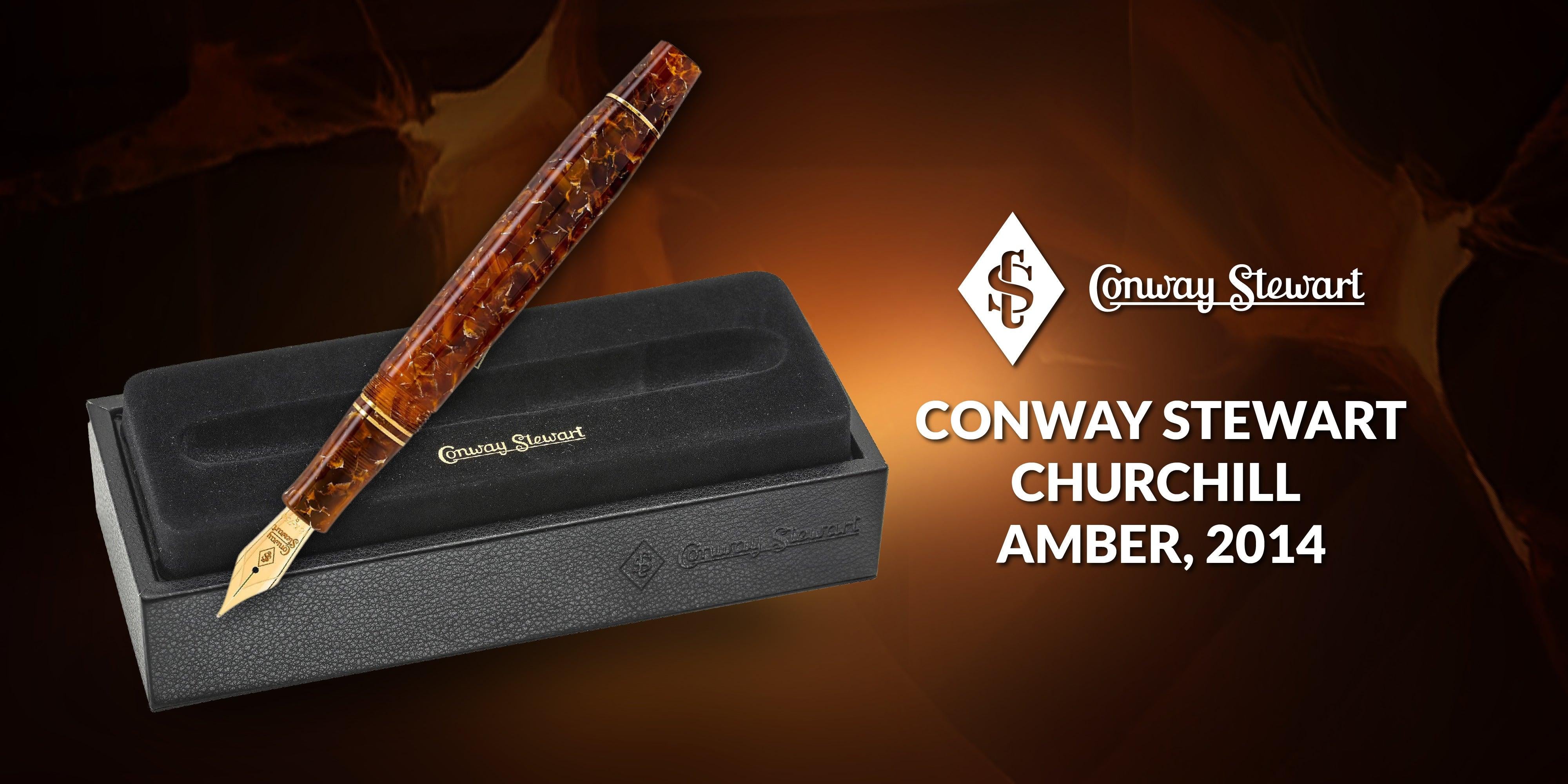 Conway Stewart Churchill Amber, 2014 - Conway Stewart