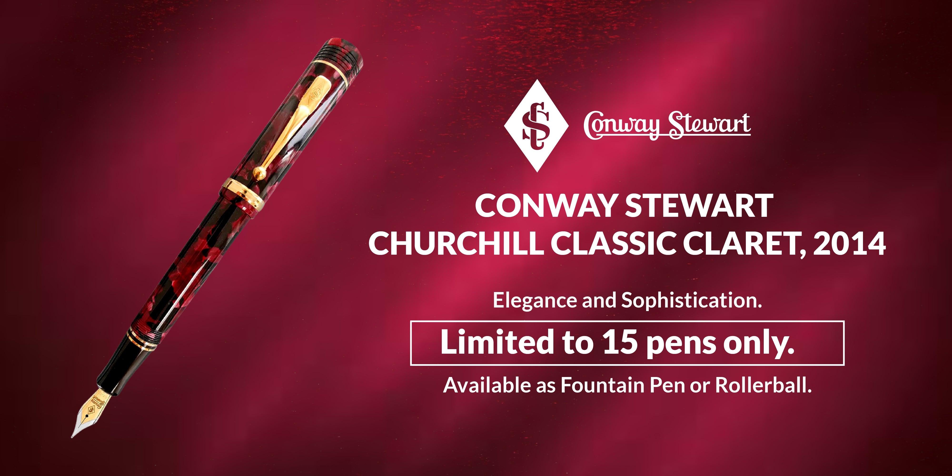 Conway Stewart Churchill Classic Claret, 2014 - Conway Stewart