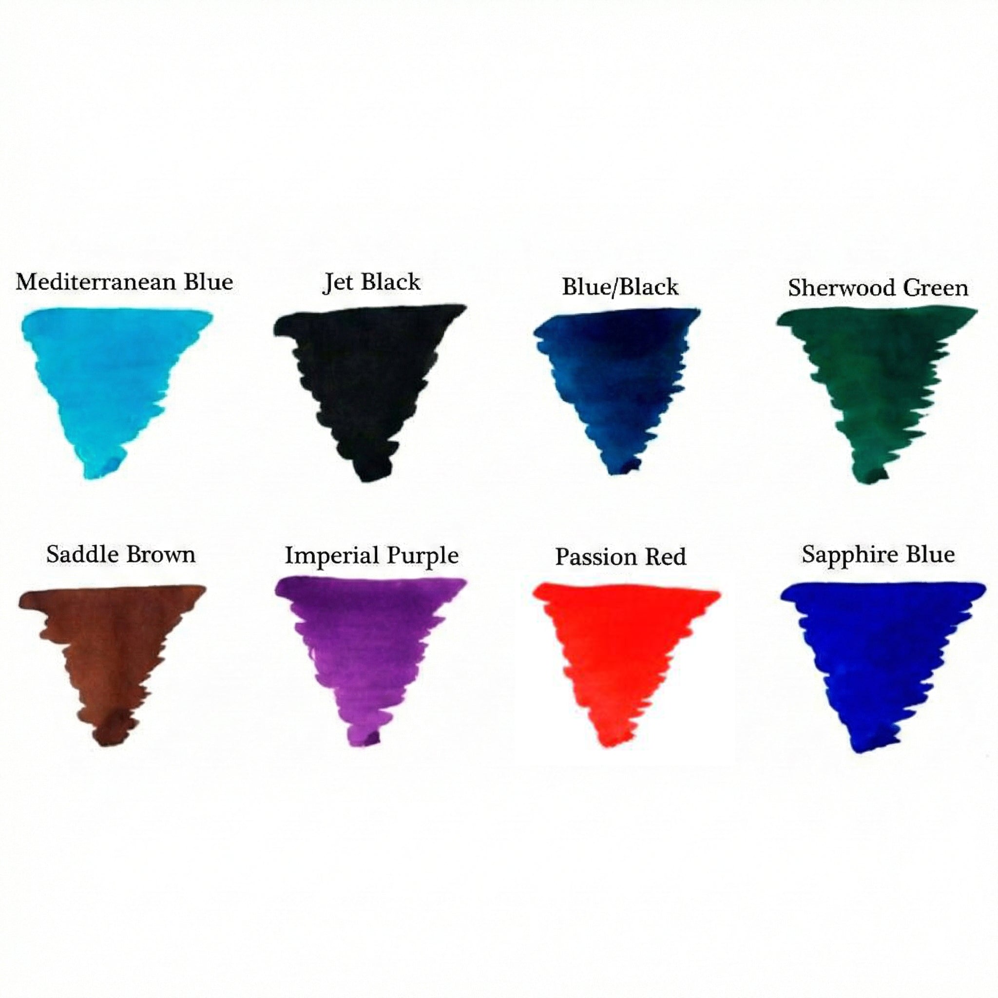 Cartuchos de tinta para pluma estilográfica Conway Stewart (paquete de 6)