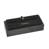Black Conway Stewart presentation box with suede pen tray